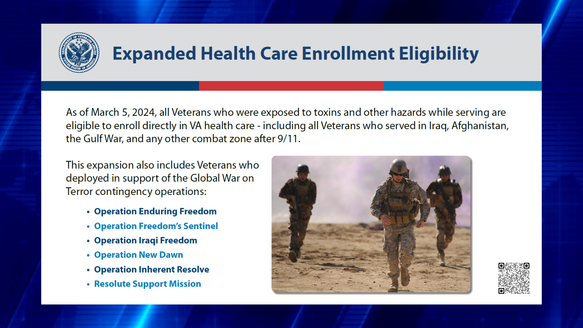 New PACT Act expansion accelerates health care eligibility for all